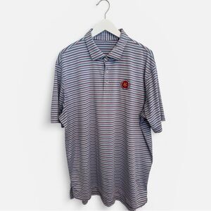 Cutter and Buck Men’s Striped Polo Shirt 79th US Women’s Open Lancaster sz XL